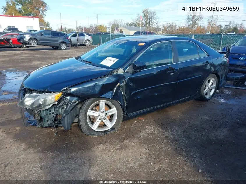 4T1BF1FK0EU349659 2014 Toyota Camry Se