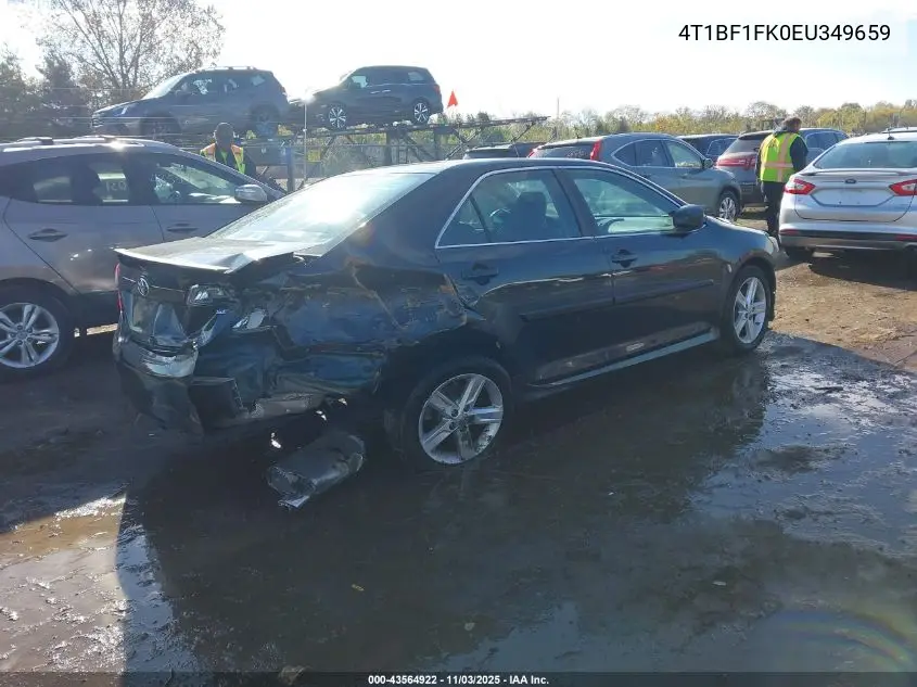 4T1BF1FK0EU349659 2014 Toyota Camry Se