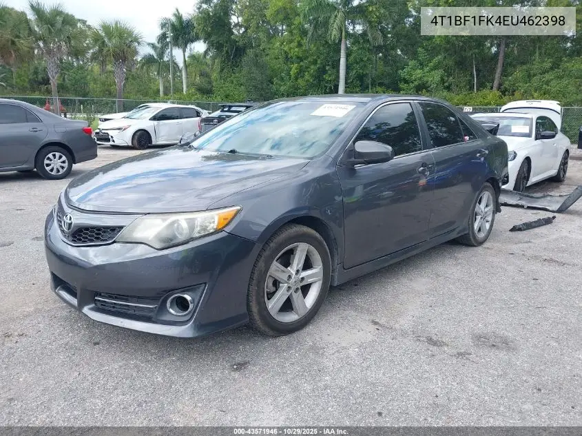 4T1BF1FK4EU462398 2014 Toyota Camry Se