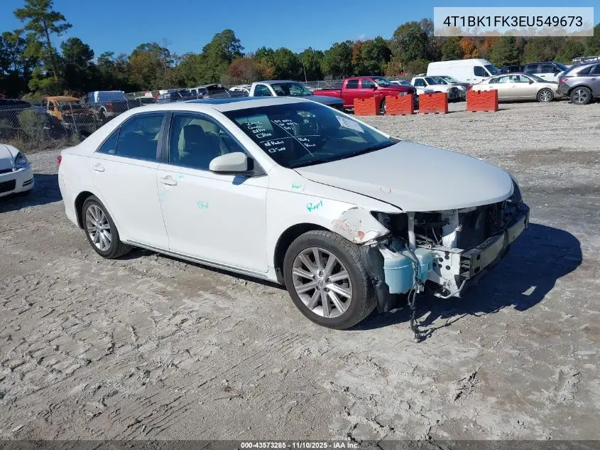 4T1BK1FK3EU549673 2014 Toyota Camry Xle V6