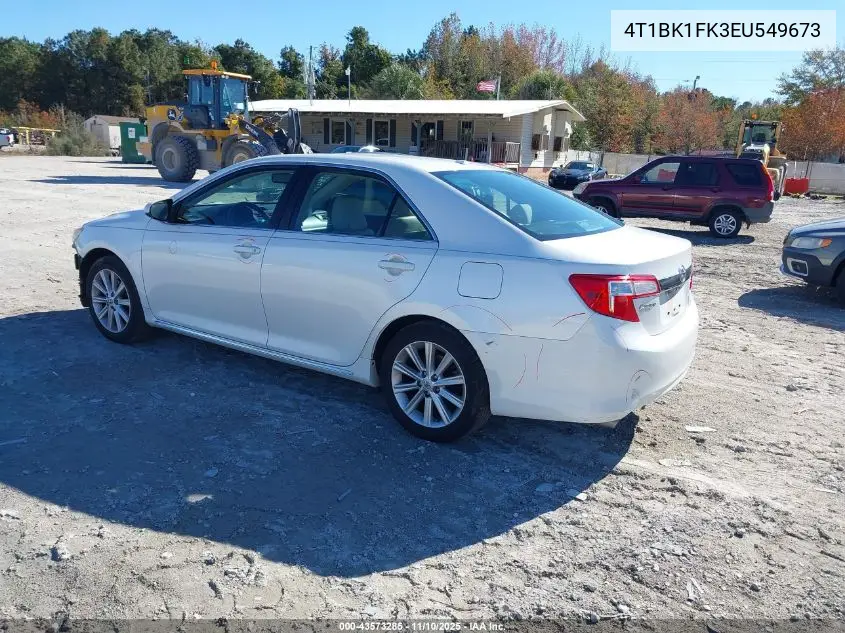 4T1BK1FK3EU549673 2014 Toyota Camry Xle V6