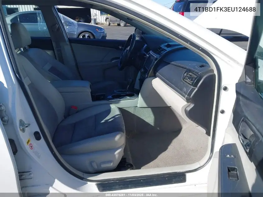 4T1BD1FK3EU124688 2014 Toyota Camry Hybrid Xle