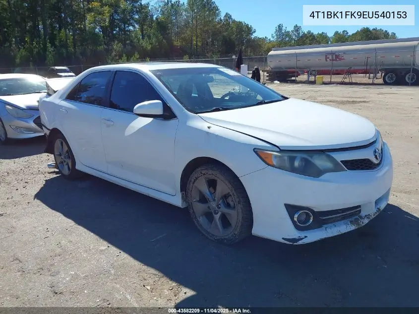 4T1BK1FK9EU540153 2014 Toyota Camry Se V6