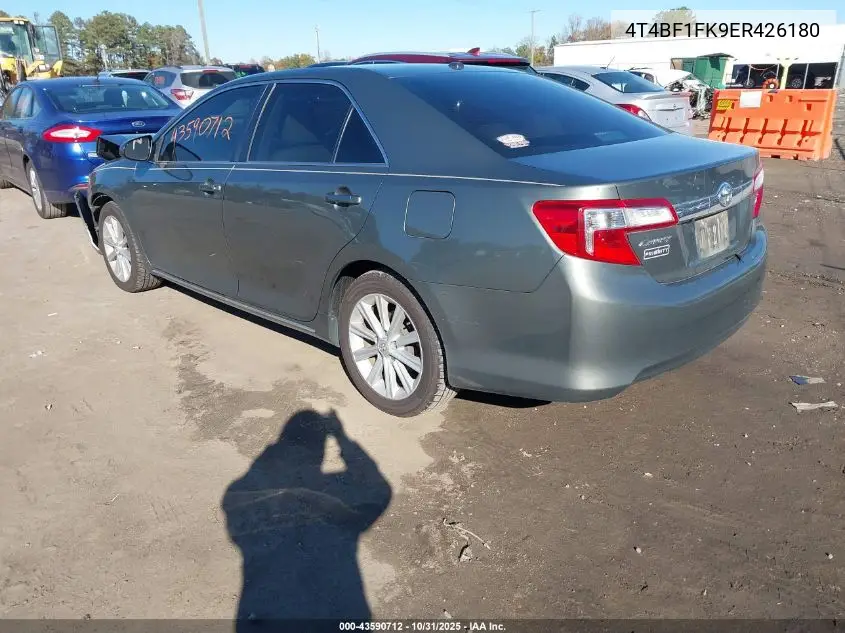4T4BF1FK9ER426180 2014 Toyota Camry Xle