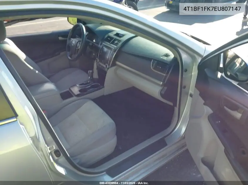 4T1BF1FK7EU807147 2014 Toyota Camry L