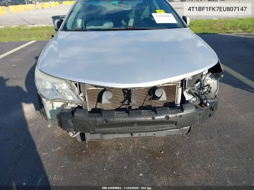 4T1BF1FK7EU807147 2014 Toyota Camry L