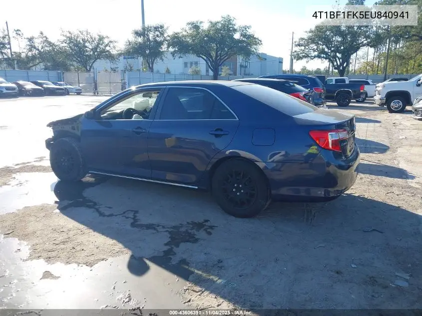 4T1BF1FK5EU840941 2014 Toyota Camry Le