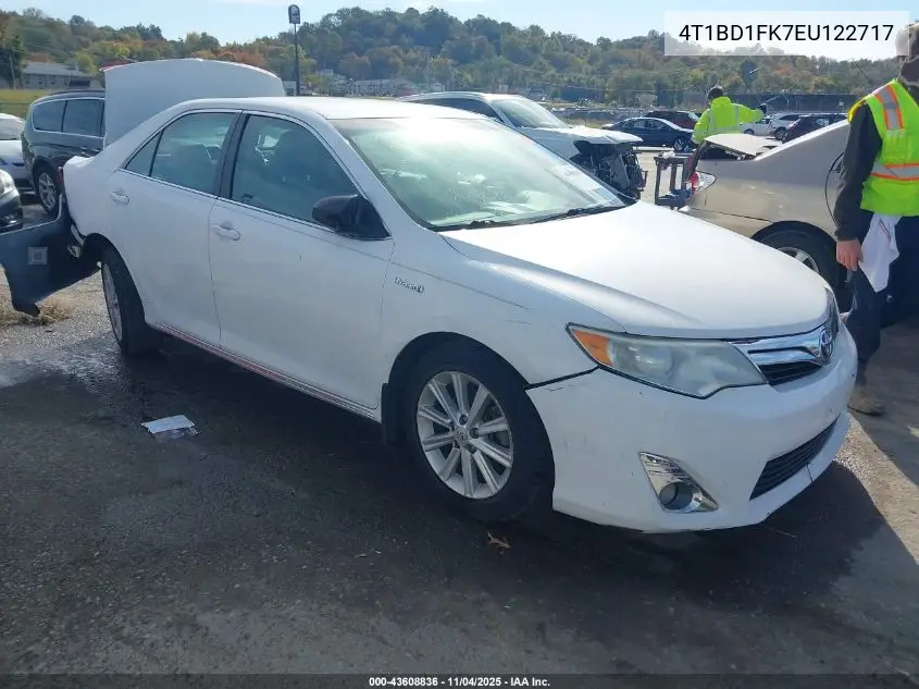 4T1BD1FK7EU122717 2014 Toyota Camry Hybrid Xle