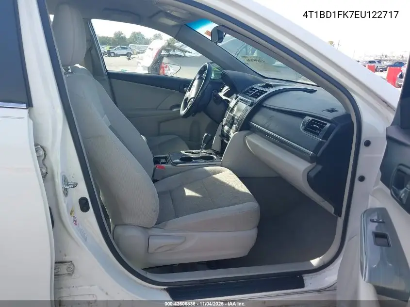 4T1BD1FK7EU122717 2014 Toyota Camry Hybrid Xle