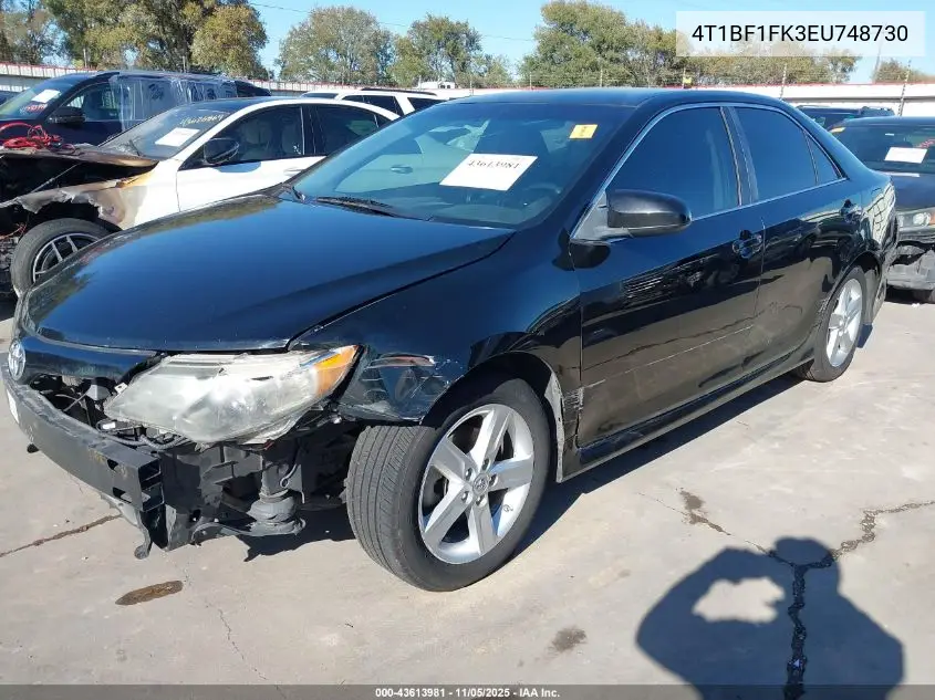 4T1BF1FK3EU748730 2014 Toyota Camry Se