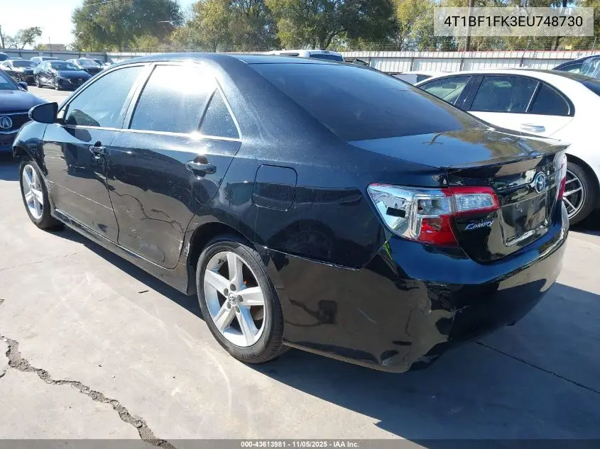 4T1BF1FK3EU748730 2014 Toyota Camry Se