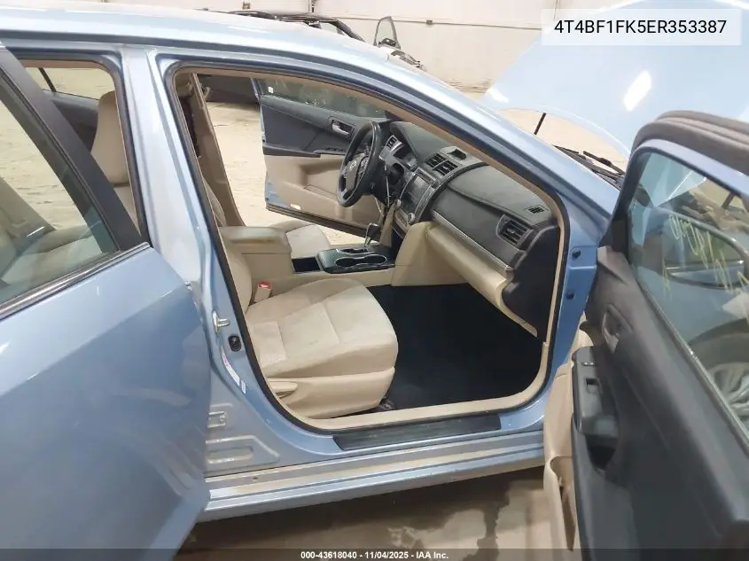 4T4BF1FK5ER353387 2014 Toyota Camry L