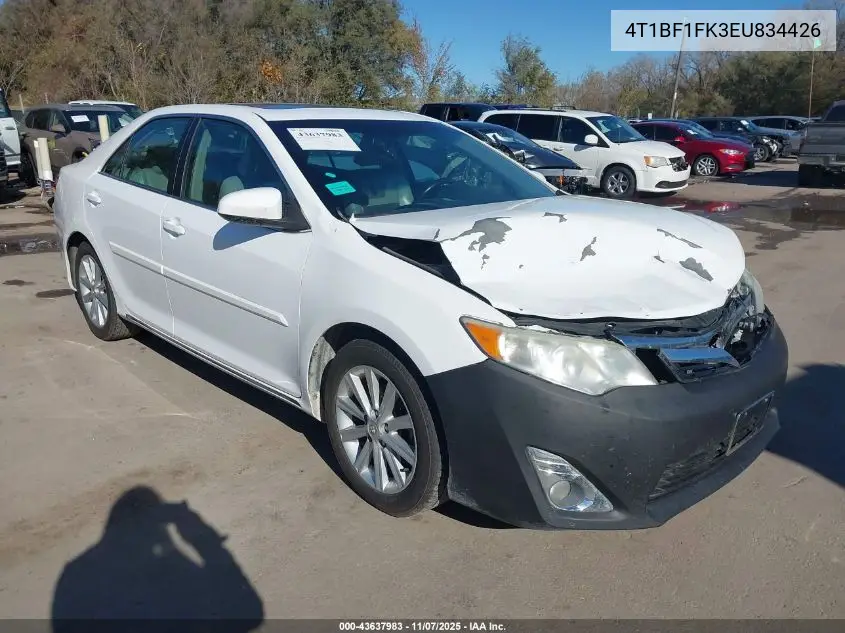4T1BF1FK3EU834426 2014 Toyota Camry Xle