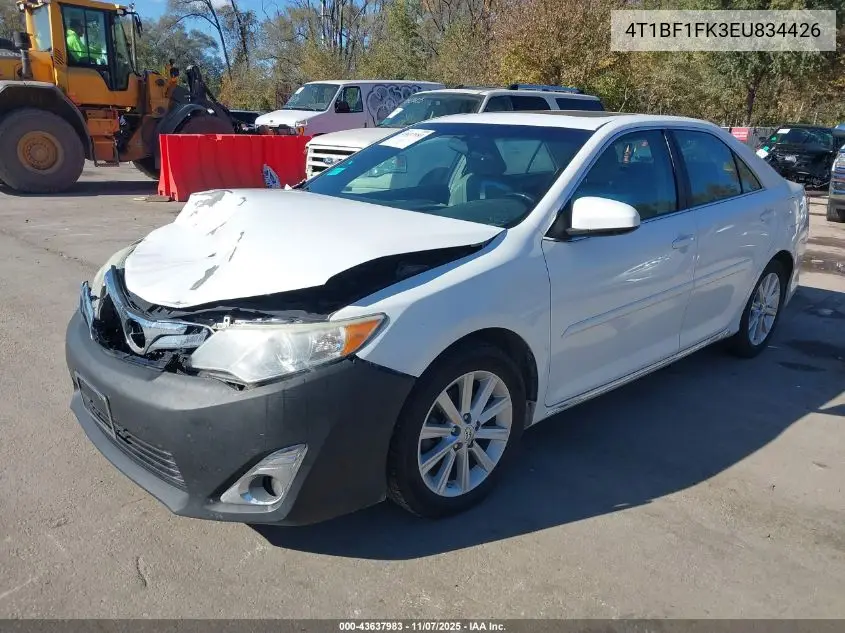 4T1BF1FK3EU834426 2014 Toyota Camry Xle