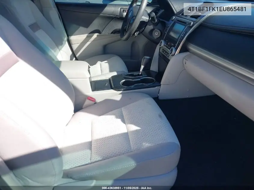 4T1BF1FK1EU865481 2014 Toyota Camry Le