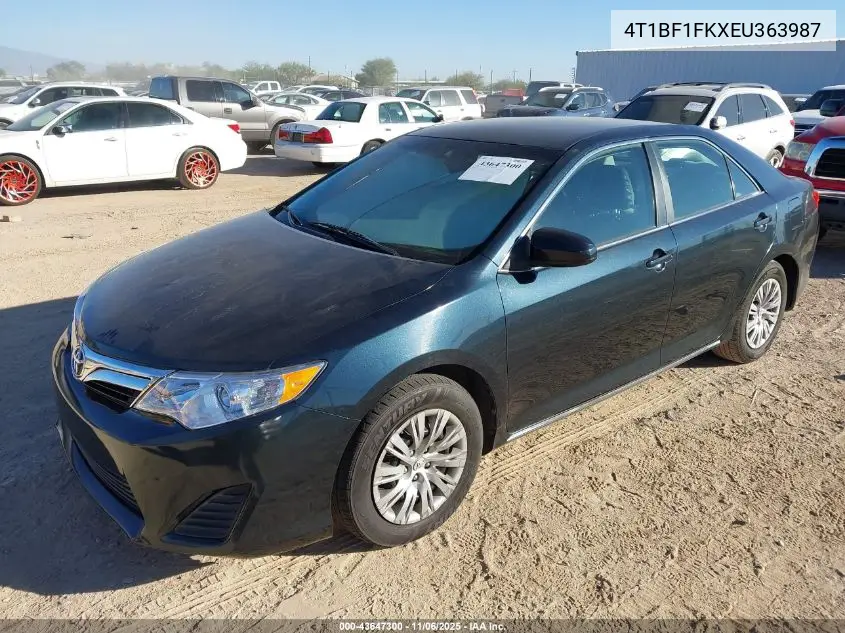 4T1BF1FKXEU363987 2014 Toyota Camry Le