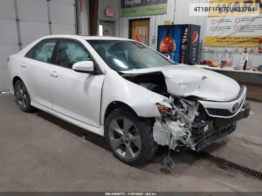 4T1BF1FK7EU433784 2014 Toyota Camry Se Sport