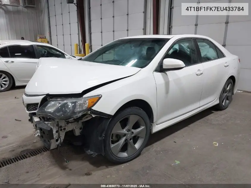 4T1BF1FK7EU433784 2014 Toyota Camry Se Sport