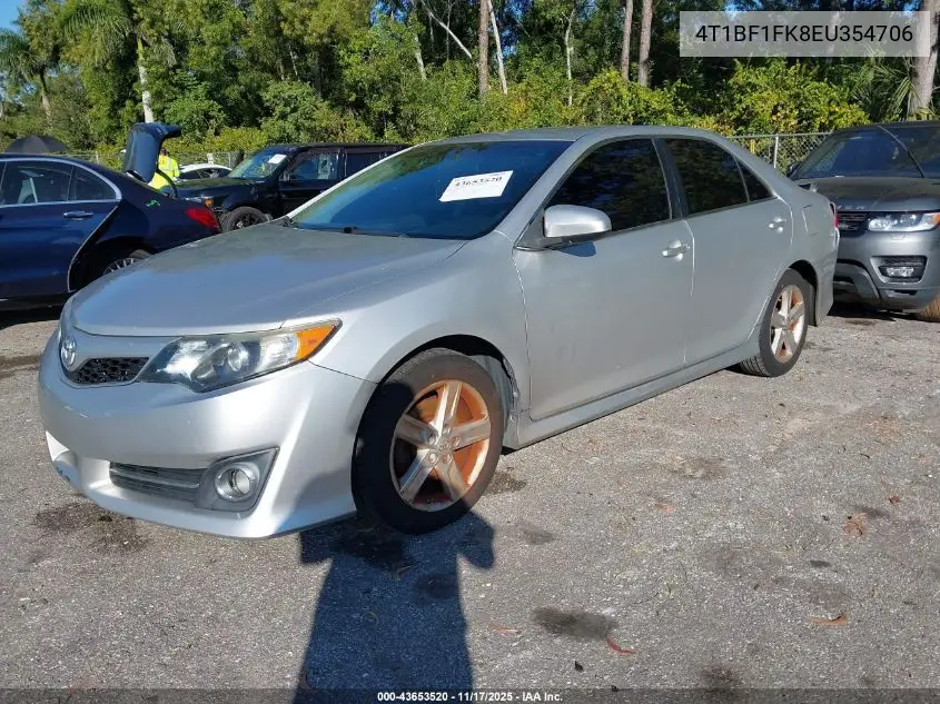 4T1BF1FK8EU354706 2014 Toyota Camry Se
