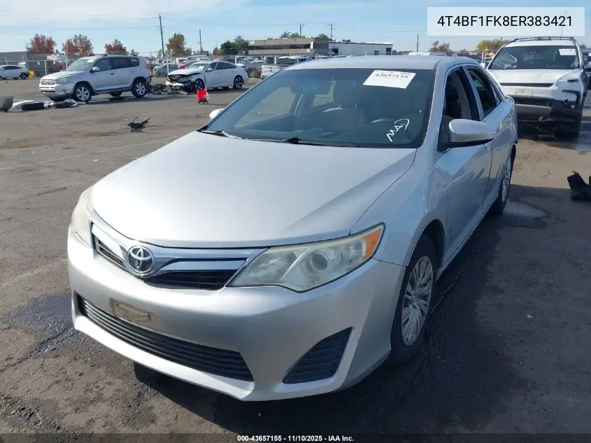 4T4BF1FK8ER383421 2014 Toyota Camry Le