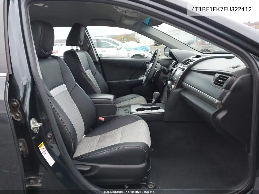 4T1BF1FK7EU322412 2014 Toyota Camry Se