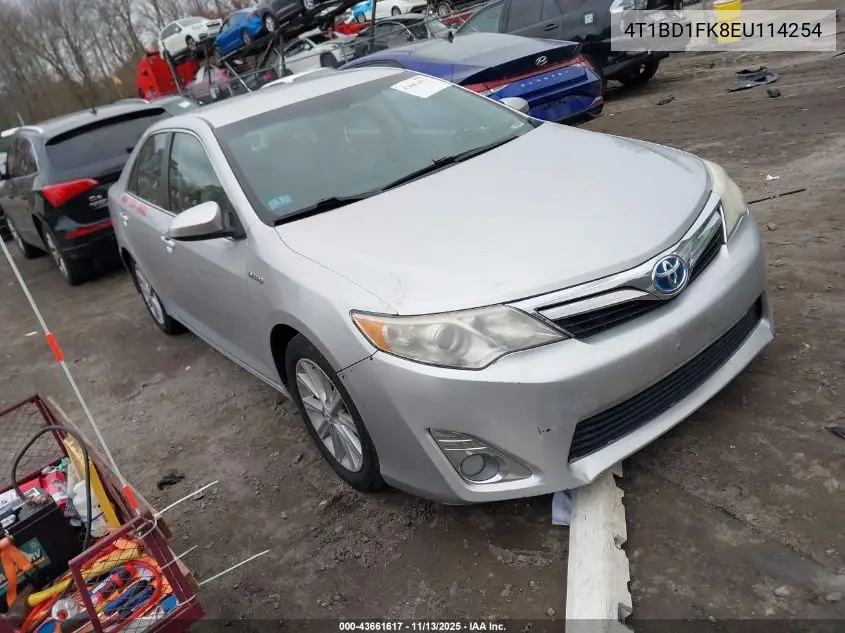 4T1BD1FK8EU114254 2014 Toyota Camry Hybrid Xle