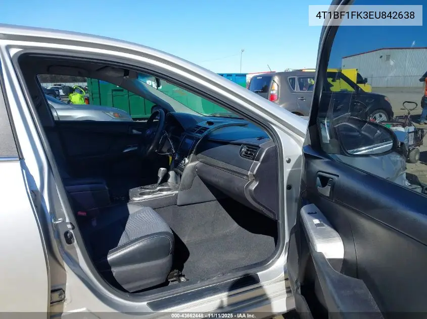 4T1BF1FK3EU842638 2014 Toyota Camry Se