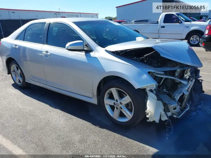 4T1BF1FK1EU305685 2014 Toyota Camry Se