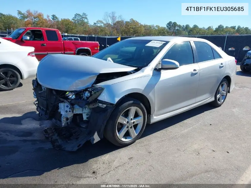 4T1BF1FK1EU305685 2014 Toyota Camry Se