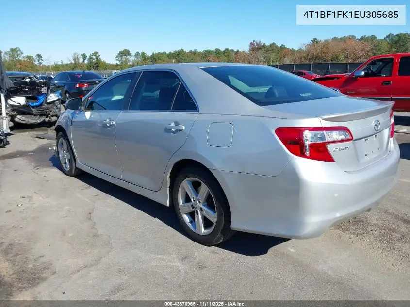 4T1BF1FK1EU305685 2014 Toyota Camry Se
