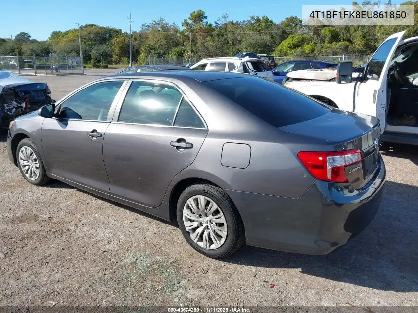 4T1BF1FK8EU861850 2014 Toyota Camry L