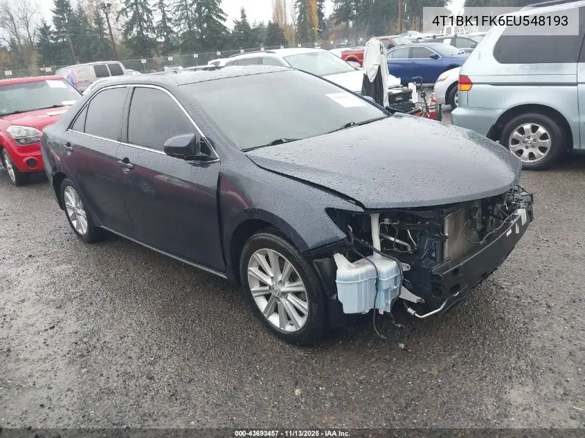 4T1BK1FK6EU548193 2014 Toyota Camry Xle V6
