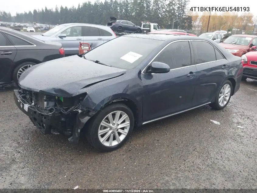 4T1BK1FK6EU548193 2014 Toyota Camry Xle V6