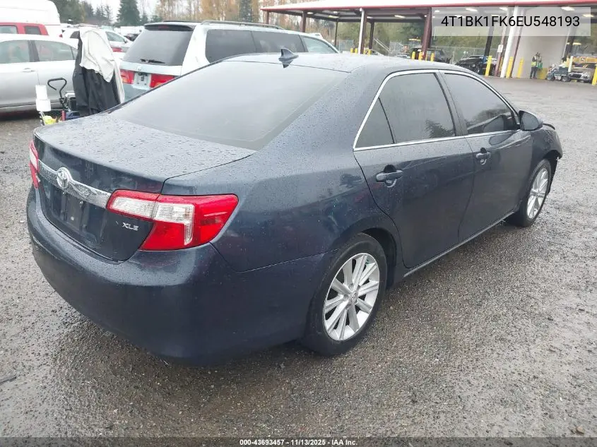 4T1BK1FK6EU548193 2014 Toyota Camry Xle V6