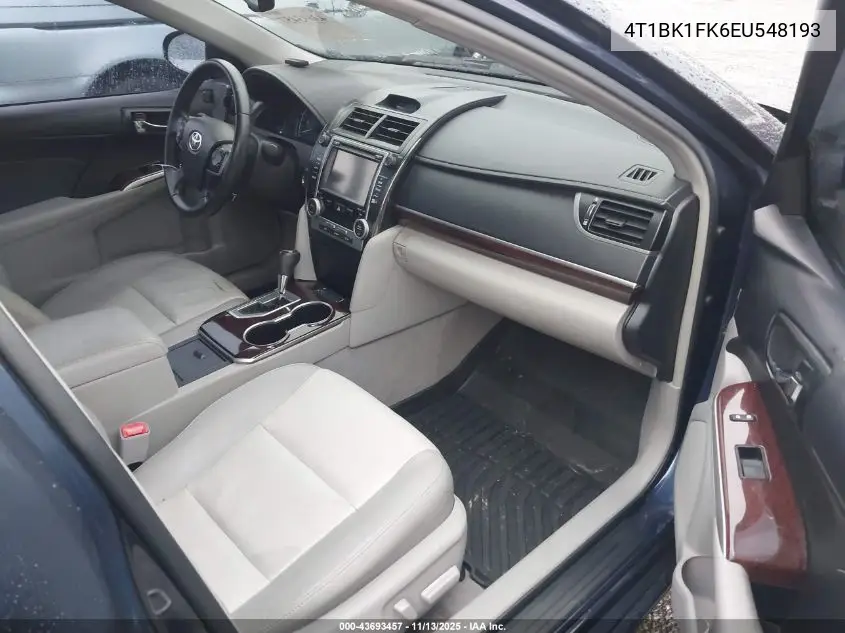 4T1BK1FK6EU548193 2014 Toyota Camry Xle V6