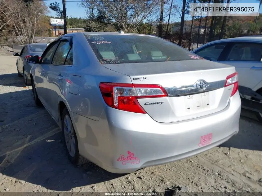 4T4BF1FK9ER395075 2014 Toyota Camry Xle