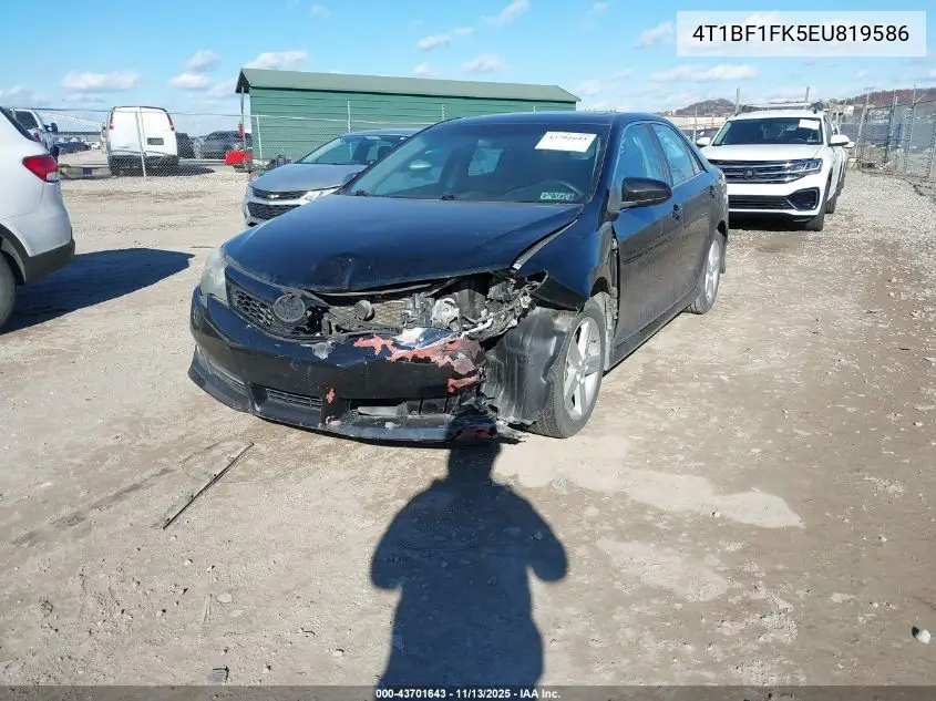 4T1BF1FK5EU819586 2014 Toyota Camry Se