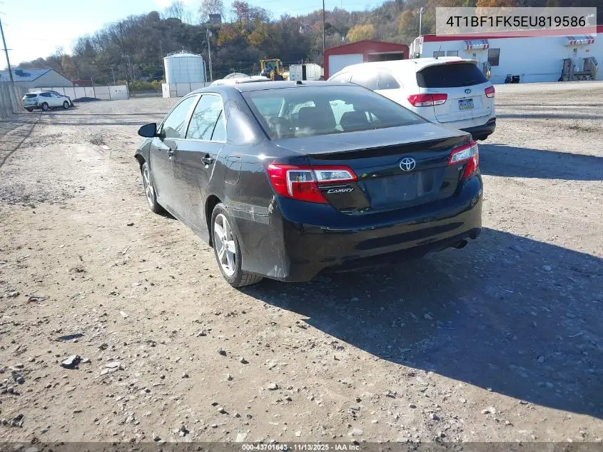 4T1BF1FK5EU819586 2014 Toyota Camry Se