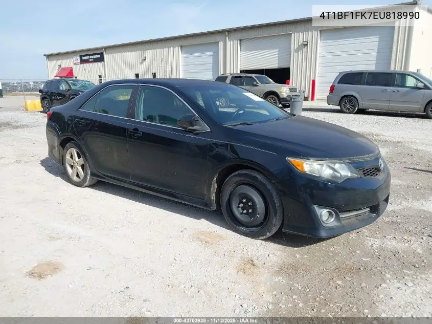 4T1BF1FK7EU818990 2014 Toyota Camry Se