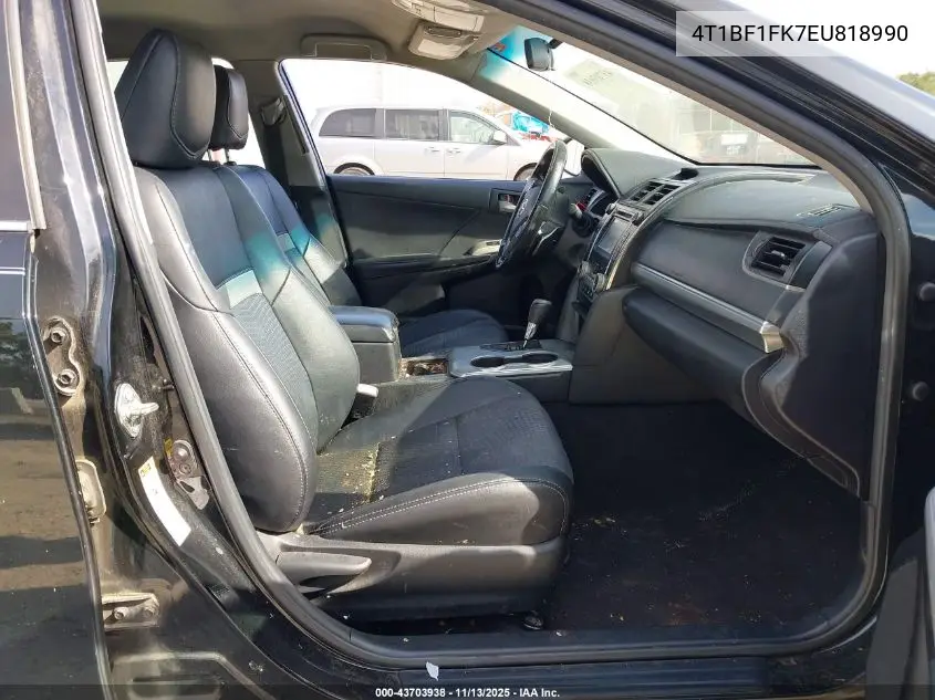 4T1BF1FK7EU818990 2014 Toyota Camry Se