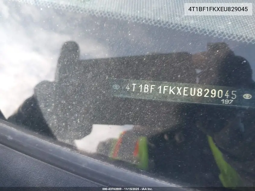 4T1BF1FKXEU829045 2014 Toyota Camry Se