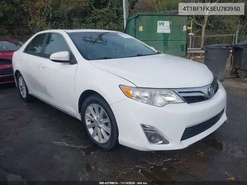 4T1BF1FK5EU783950 2014 Toyota Camry Xle