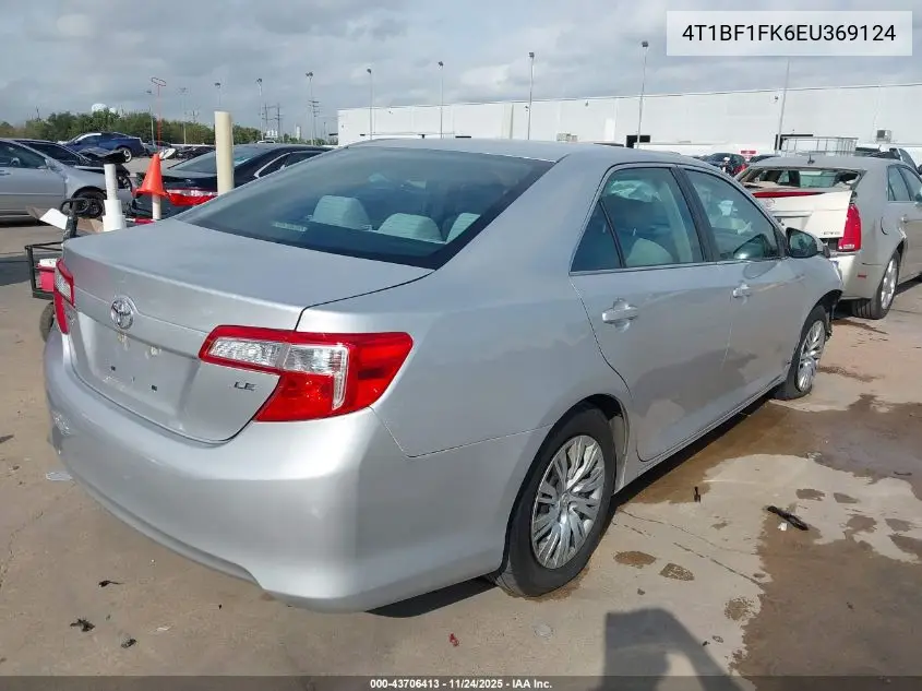 4T1BF1FK6EU369124 2014 Toyota Camry Le