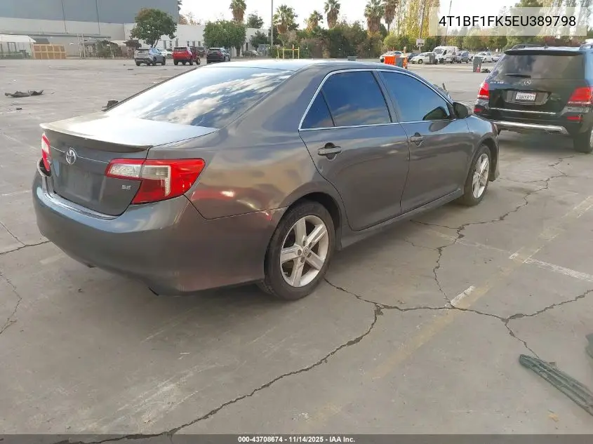4T1BF1FK5EU389798 2014 Toyota Camry Se