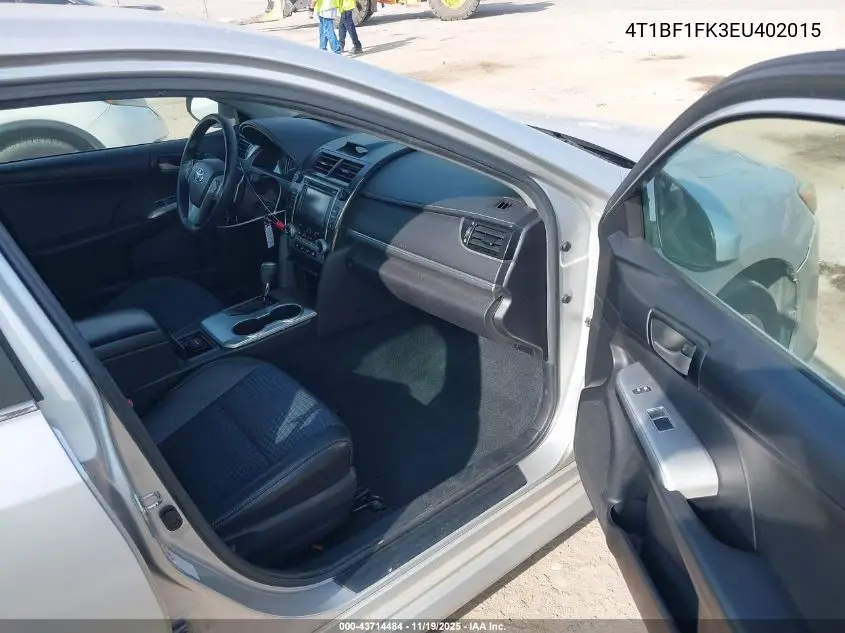 4T1BF1FK3EU402015 2014 Toyota Camry Se