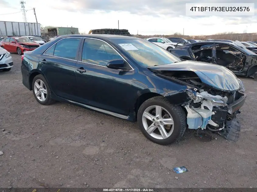 4T1BF1FK3EU324576 2014 Toyota Camry Se