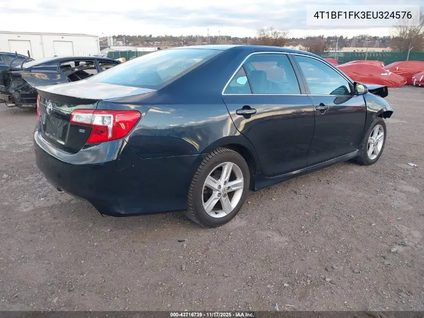 4T1BF1FK3EU324576 2014 Toyota Camry Se