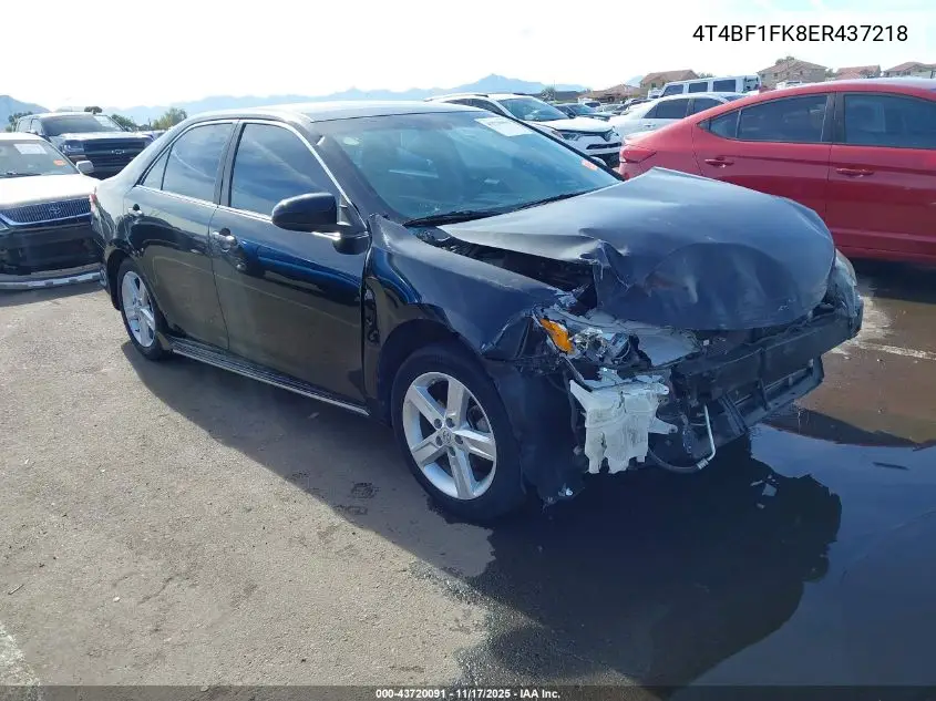 4T4BF1FK8ER437218 2014 Toyota Camry Le