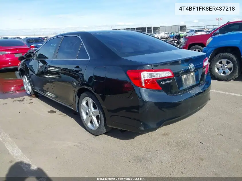 4T4BF1FK8ER437218 2014 Toyota Camry Le