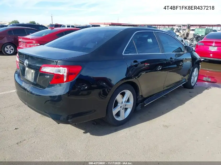 4T4BF1FK8ER437218 2014 Toyota Camry Le